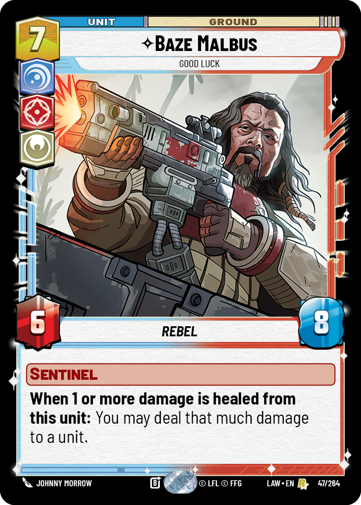 ⟡ Baze Malbus, Good Luck