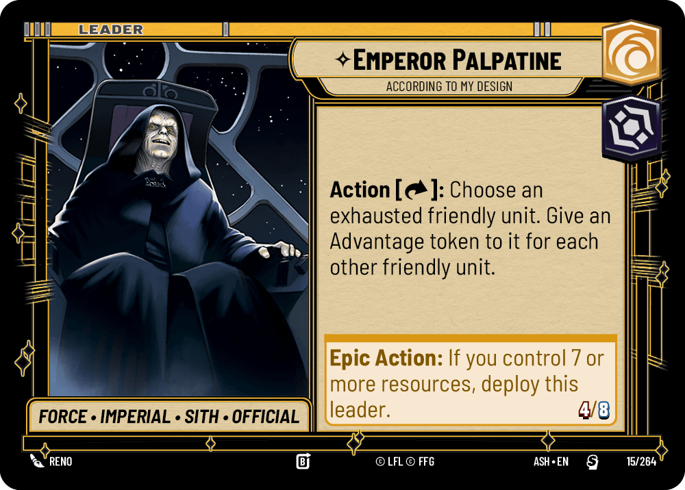 ⟡ Emperor Palpatine, According to My Design