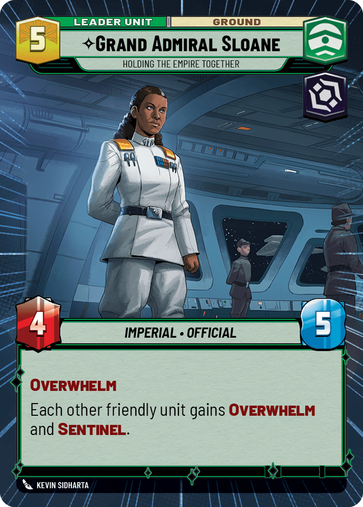 ⟡ Grand Admiral Sloane, Holding the Empire Together (back)