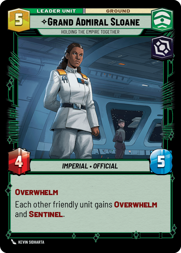 ⟡ Grand Admiral Sloane, Holding the Empire Together (back)