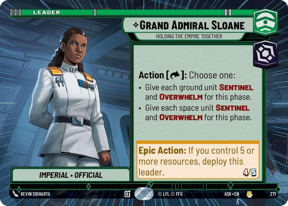 ⟡ Grand Admiral Sloane, Holding the Empire Together