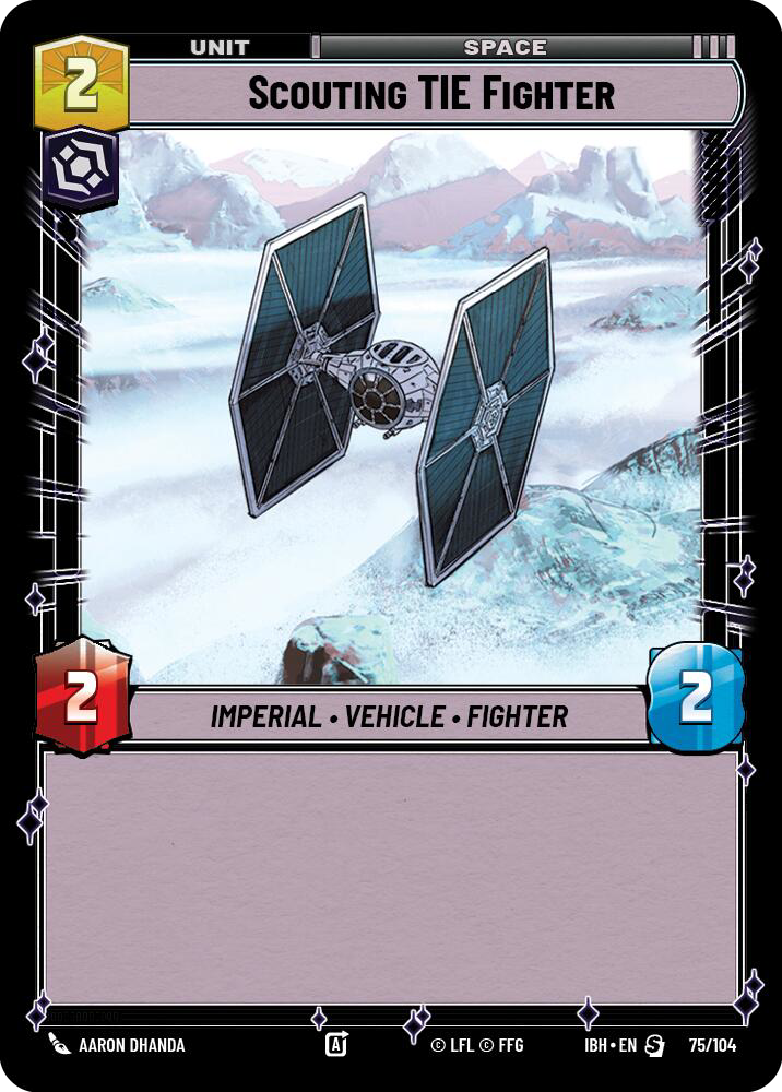 Scouting TIE Fighter
