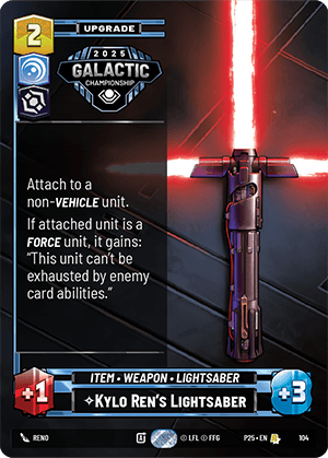 ⟡ Kylo Ren's Lightsaber
