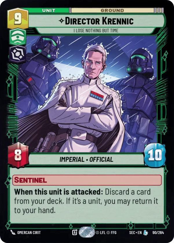 ⟡ Director Krennic, I Lose Nothing But Time
