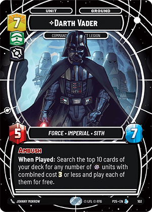 ⟡ Darth Vader, Commanding the First Legion