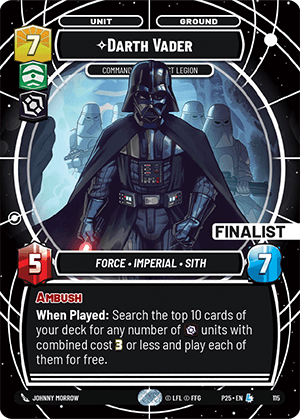⟡ Darth Vader, Commanding the First Legion