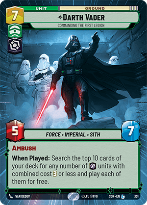 ⟡ Darth Vader, Commanding the First Legion