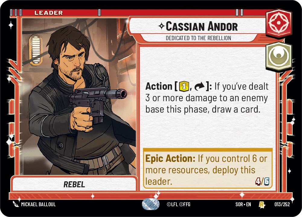 ⟡ Cassian Andor, Dedicated to the Rebellion