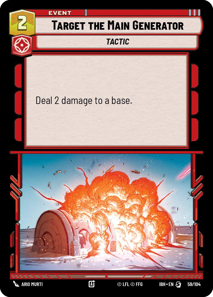 Target the Main Generator