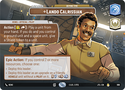 ⟡ Lando Calrissian, Buying Time
