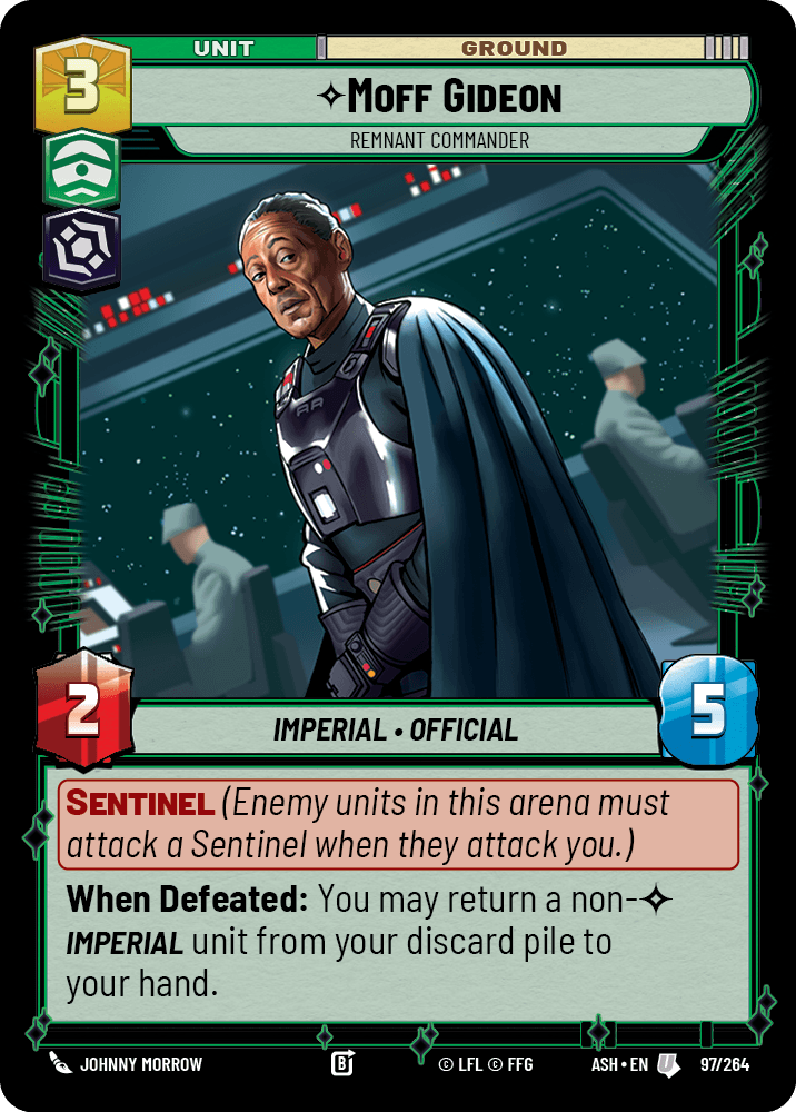 ⟡ Moff Gideon, Remnant Commander