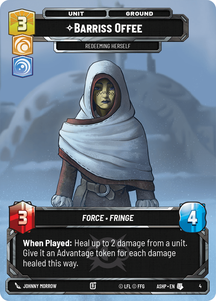 ⟡ Barriss Offee, Redeeming Herself