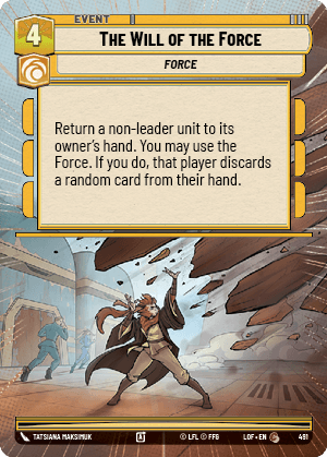 The Will of the Force
