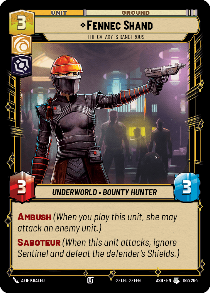 ⟡ Fennec Shand, The Galaxy Is Dangerous