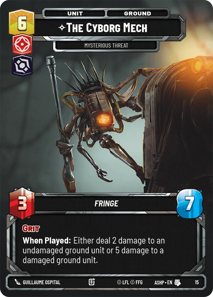 ⟡ The Cyborg Mech, Mysterious Threat