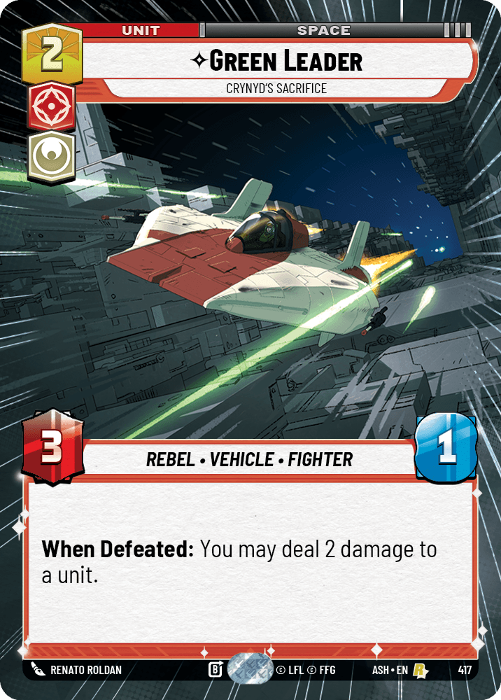 ⟡ Green Leader, Crynyd's Sacrifice