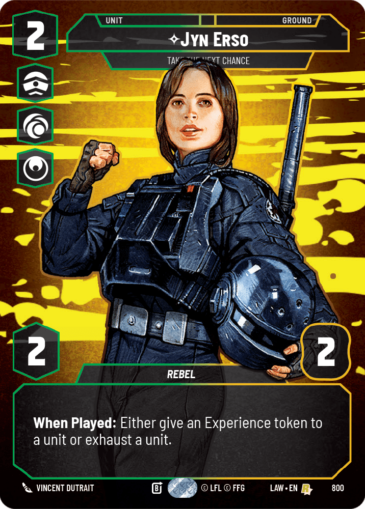 ⟡ Jyn Erso, Take the Next Chance