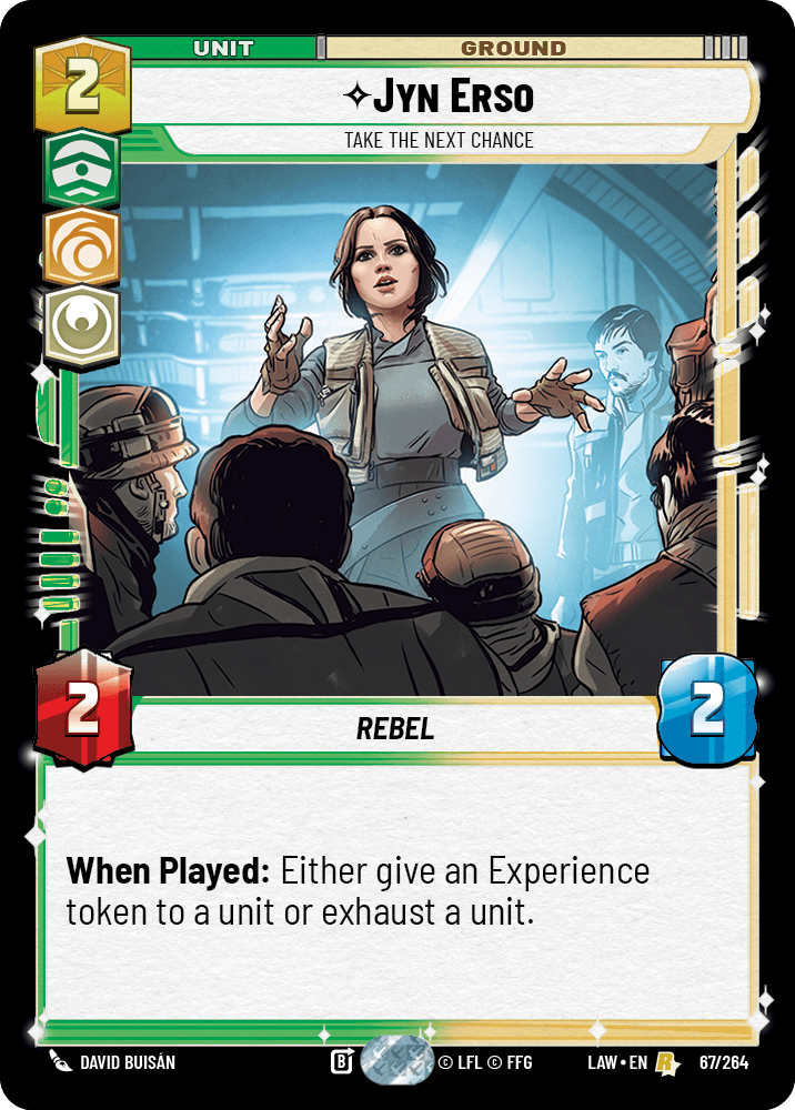 ⟡ Jyn Erso, Take the Next Chance