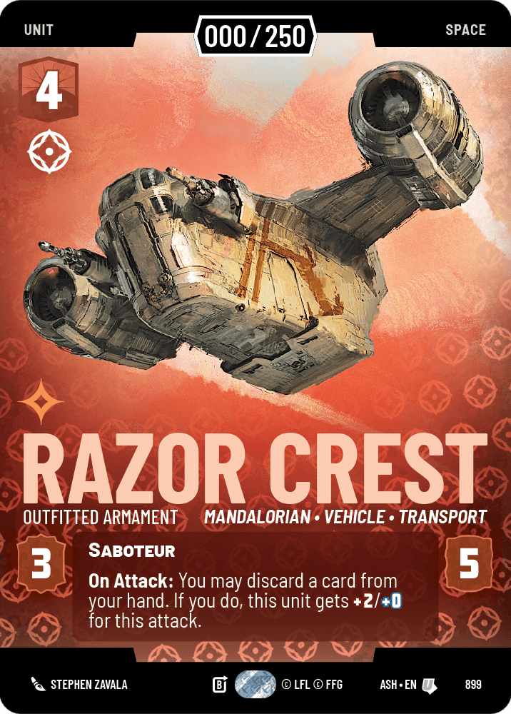 ⟡ Razor Crest, Outfitted Armament