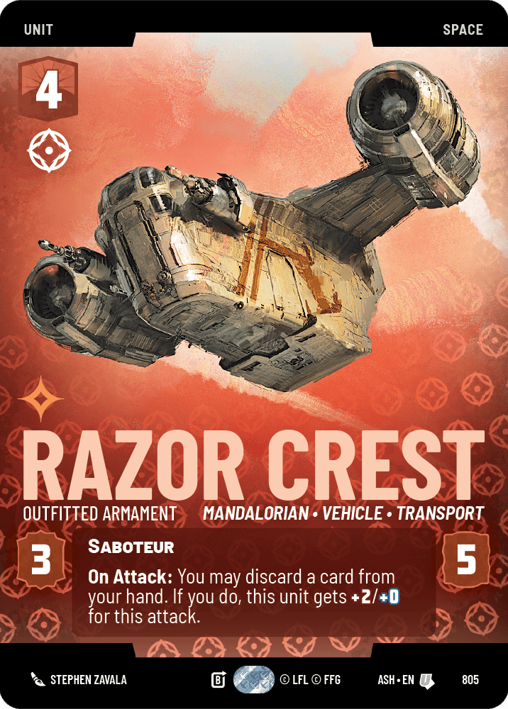 ⟡ Razor Crest, Outfitted Armament