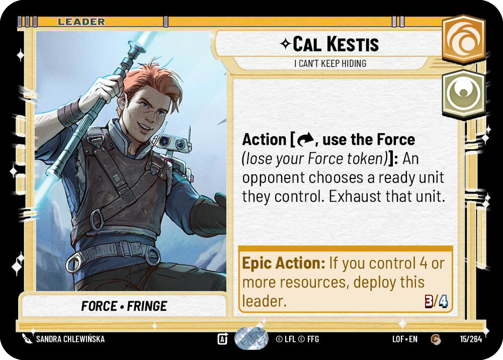 ⟡ Cal Kestis, I Can't Keep Hiding