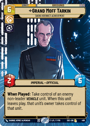 ⟡ Grand Moff Tarkin, Taking Krennic's Achievement