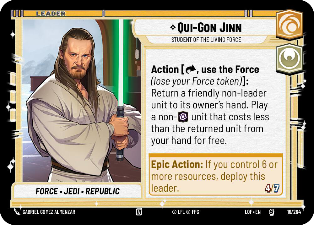 ⟡ Qui-Gon Jinn, Student of the Living Force
