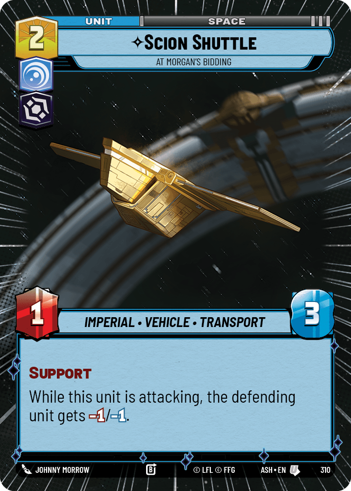 ⟡ Scion Shuttle, At Morgan's Bidding