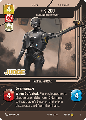 ⟡ K-2SO, Cassian's Counterpart