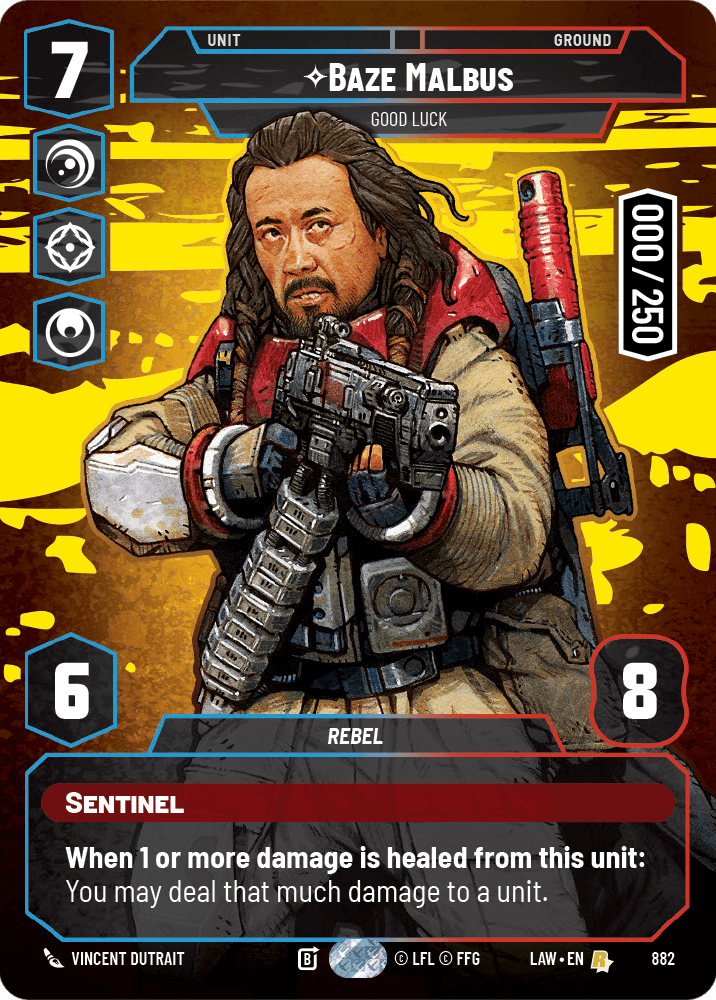 ⟡ Baze Malbus, Good Luck