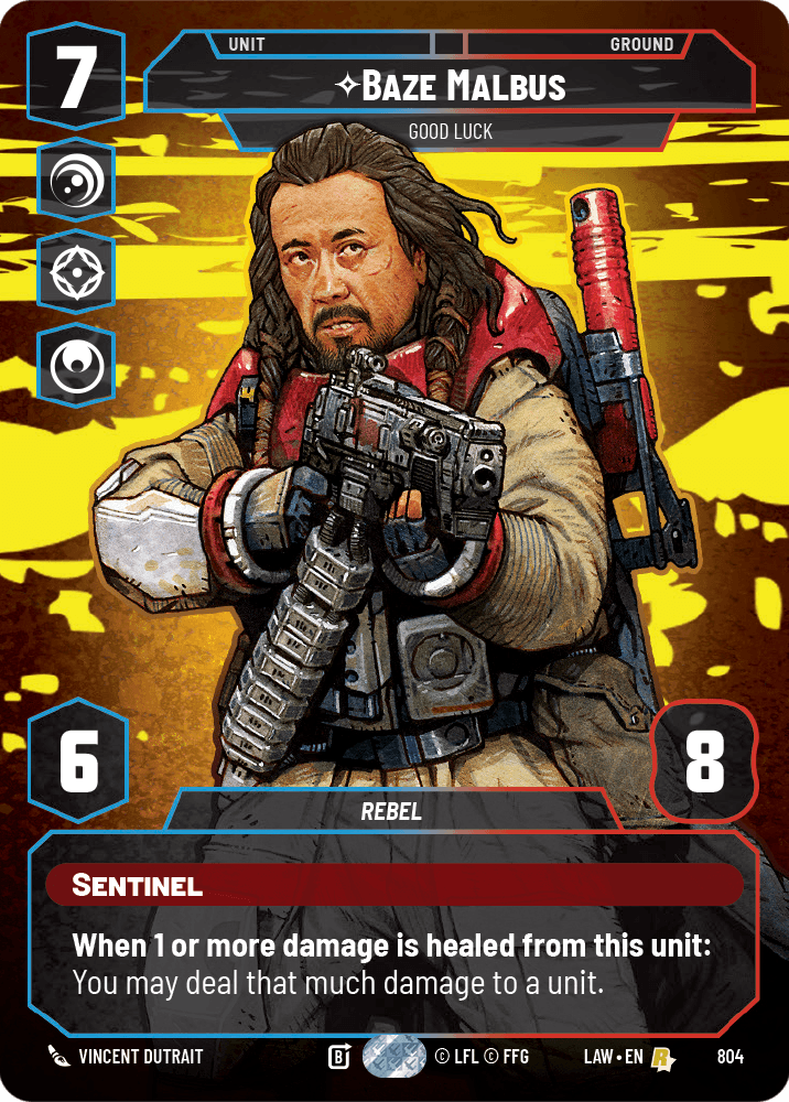 ⟡ Baze Malbus, Good Luck