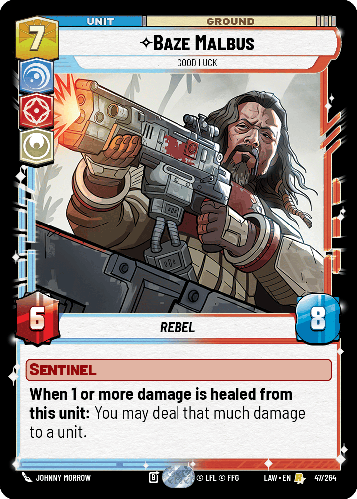 ⟡ Baze Malbus, Good Luck