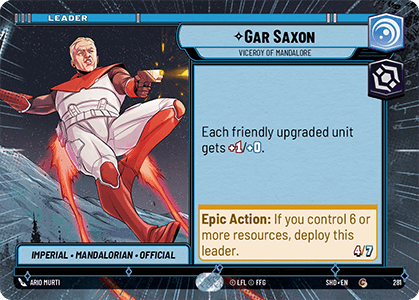 ⟡ Gar Saxon, Viceroy of Mandalore