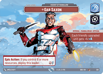 ⟡ Gar Saxon, Viceroy of Mandalore