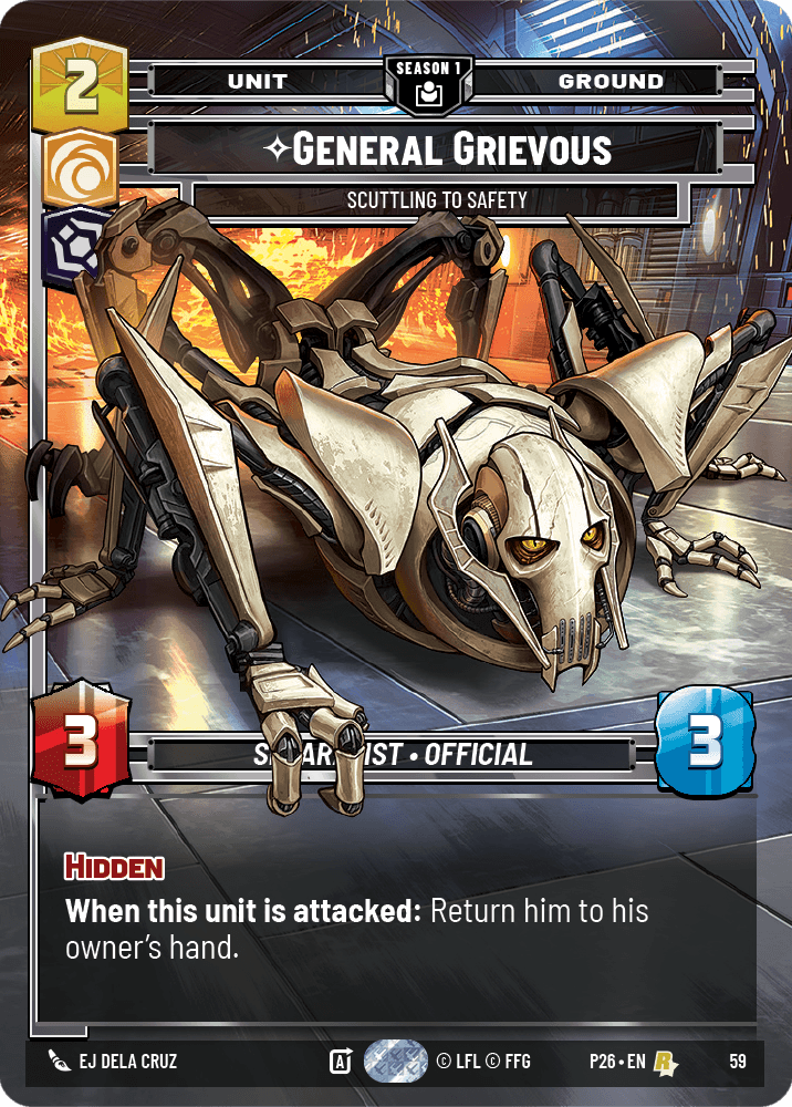 ⟡ General Grievous, Scuttling to Safety