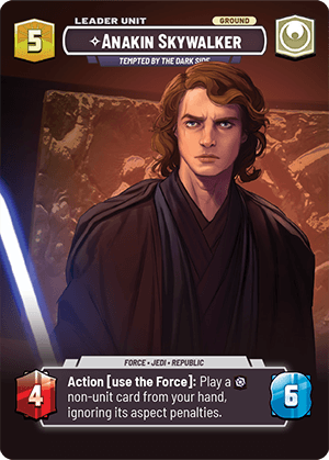 ⟡ Anakin Skywalker, Tempted by the Dark Side (back)