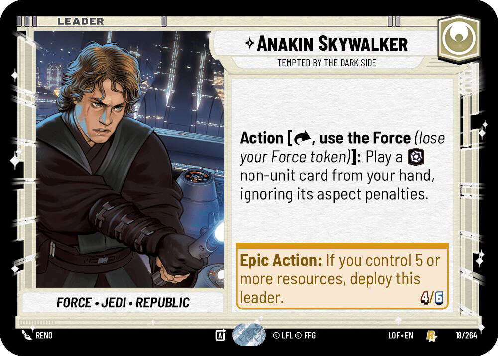 ⟡ Anakin Skywalker, Tempted by the Dark Side