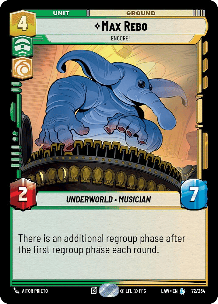 ⟡ Max Rebo, Encore!