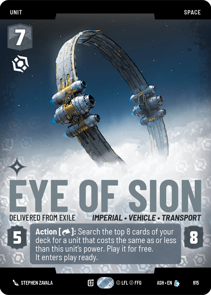 ⟡ Eye of Sion, Delivered from Exile