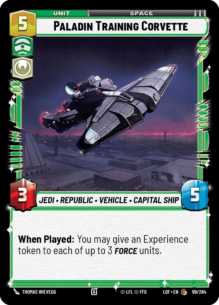 Paladin Training Corvette