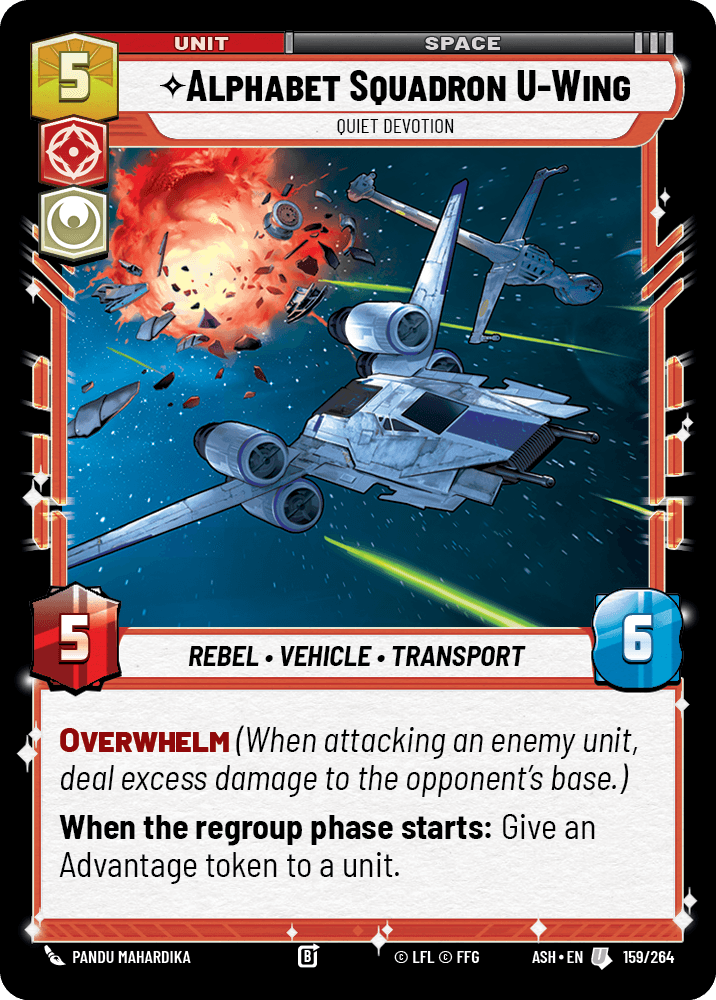 ⟡ Alphabet Squadron U-Wing, Quiet Devotion