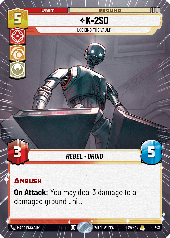 ⟡ K-2SO, Locking the Vault