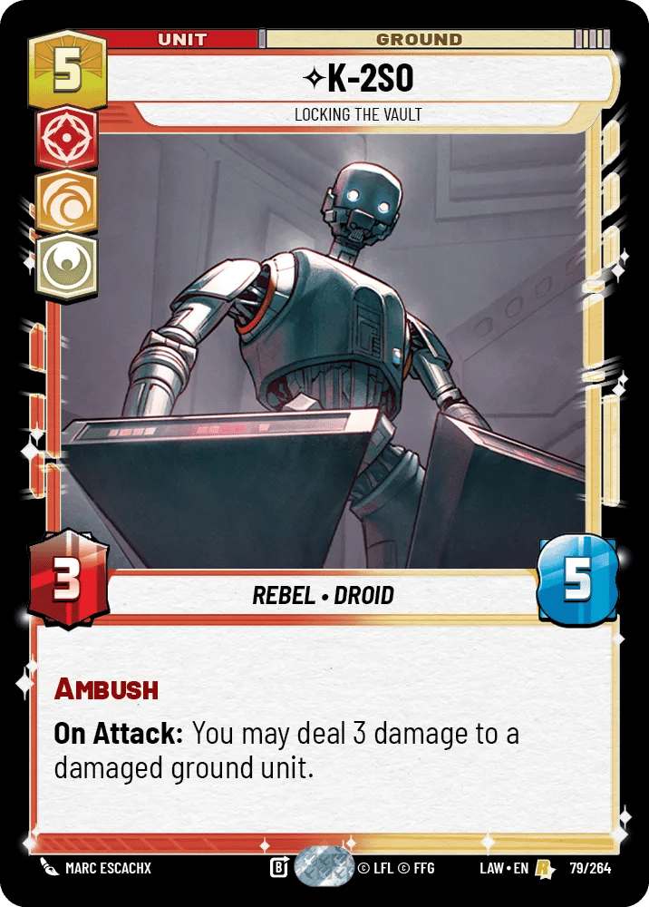 ⟡ K-2SO, Locking the Vault