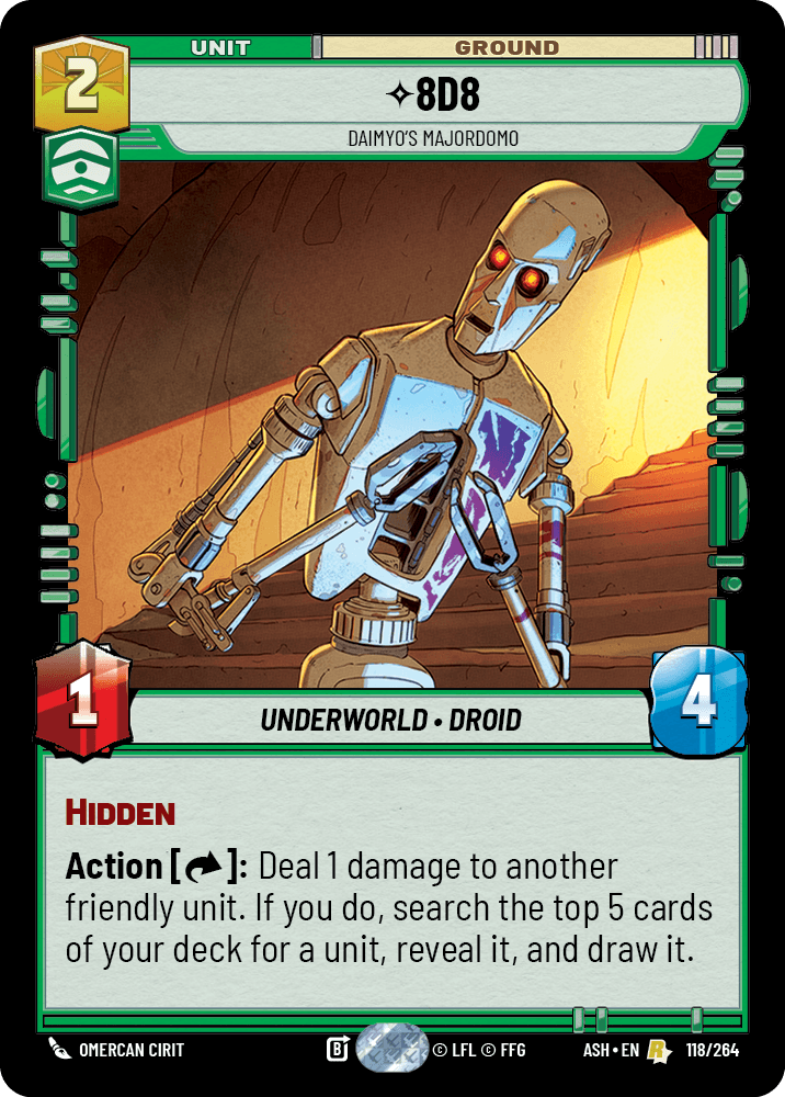 ⟡ 8D8, Daimyo's Majordomo