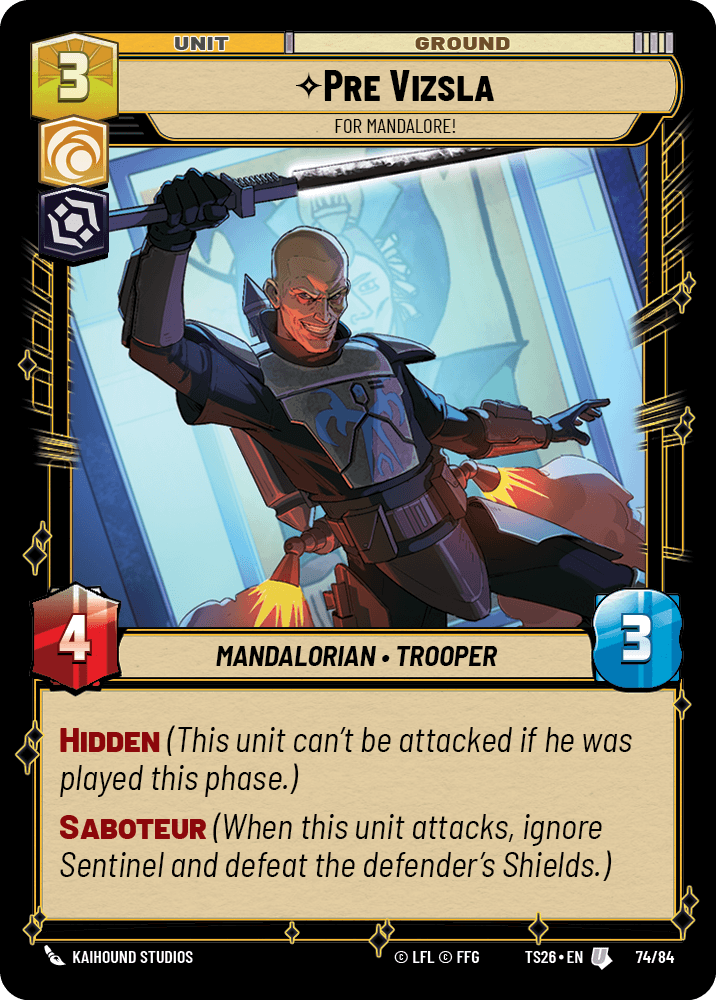 ⟡ Pre Vizsla, For Mandalore!