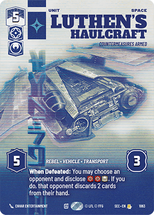 ⟡ Luthen's Haulcraft, Countermeasures Armed