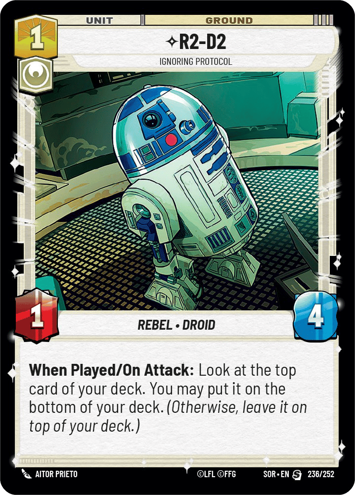 ⟡ R2-D2, Ignoring Protocol