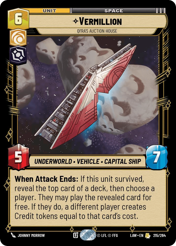 ⟡ Vermillion, Qi'ra's Auction House