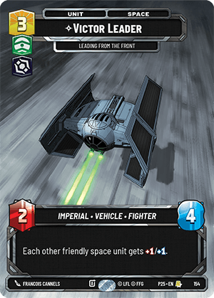 ⟡ Victor Leader, Leading from the Front