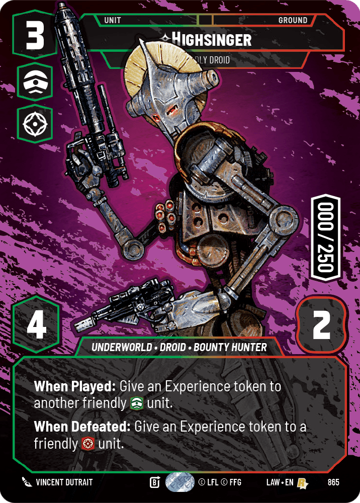 ⟡ Highsinger, Deadly Droid